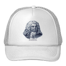 George Frideric Handel, blue Mesh Hats