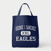 George I Sanchez - Eagles - High - Houston Texas Canvas Bag