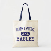 George I Sanchez - Eagles - High - Houston Texas Tote Bag