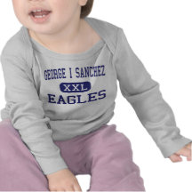 George I Sanchez - Eagles - High - Houston Texas T-shirt