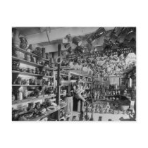 George Ohr Pottery Shop, 1901 Postcard