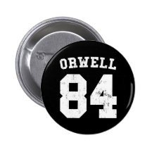 George Orwell 1984 Jersey Button
