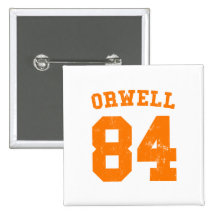 George Orwell 1984 Jersey Button