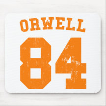 George Orwell 1984 Jersey Mousepad