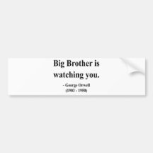 George Orwell Quote 5a Bumper Sticker