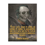 George Orwell Quote on Wartime Propaganda Post Cards