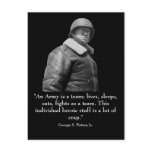 George Patton and Quote postcards