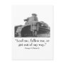 George Patton and Quote Postcards