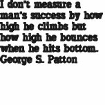 George S. Patton  Measuring a Man's Success Polo Shirt