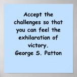 george s patton quote posters