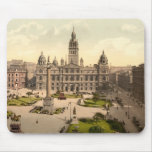George Square, Glasgow, Scotland Mousepad