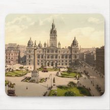 George Square, Glasgow, Scotland Mousepad