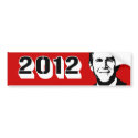 George W Bush 2012 bumper stickers
