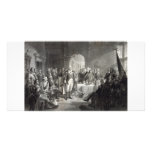 George Washington and His Generals collector card Customized Photo Card