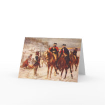 George Washington and Lafayette at Valley Forge Cards