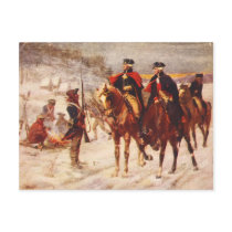 George Washington and Lafayette at Valley Forge Post Cards