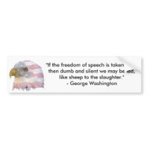 George Washington Bumper Sticker