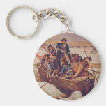 George Washington Crossing the Delaware River Key Chains