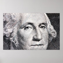 george washington dollar bill print