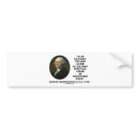 George Washington Preparing For War Peace Quote bumper stickers