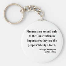 George Washington Quote 6a Key Chain