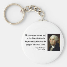 George Washington Quote 6b Key Chains