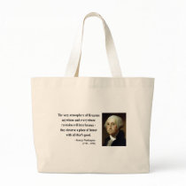 George Washington Quote 7b Canvas Bag