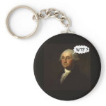 George Washington Spinning in His Grave keychains