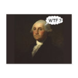'George Washington Spinning in His Grave' postcards
