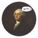 'George Washington Spinning in His Grave' stickers