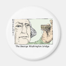 George Washington Teeth Funny Gifts & Collectibles Magnets