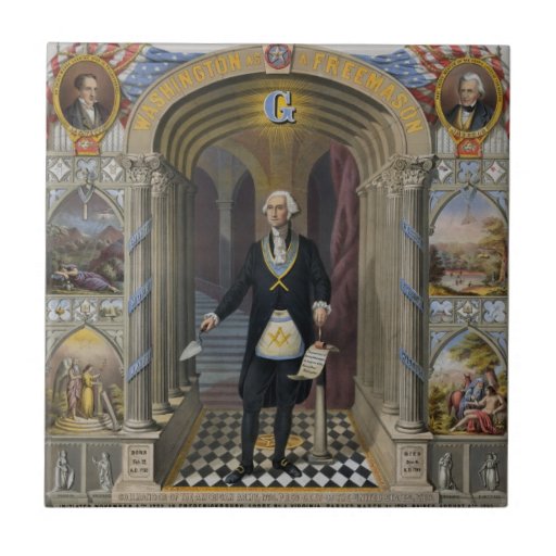 George Washington, The Mason II Ceramic Tiles