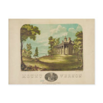 George Washinton's Home Mount Vernon by F. Collins Postcards