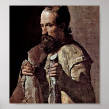 Georges de La Tour - St James the Younger Print
