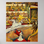 Georges Seurat - Der Zirkus - Circus Poster posters