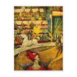 Georges Seurat's The Circus (1891) postcards