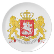 Georgia Coat Of Arms Dinner Plate