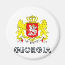 Georgia Coat of Arms Fridge Magnets