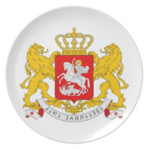 Georgia Coat Of Arms Party Plates