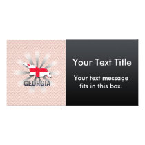 Georgia Flag Map 2.0 Customised Photo Card