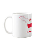 Georgia Flag Map GE mugs