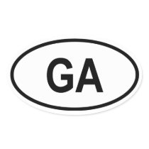 Georgia "GA" Sticker