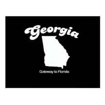 Georgia - Gateway to Florida T-shirt Post Card