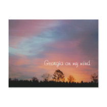 Georgia on my mind post cards