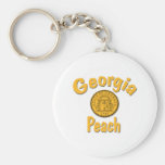 Georgia Peach Keychains