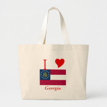 Georgia State Flag Bag