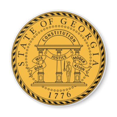 Georgia State Seal Magnet by lean2left
