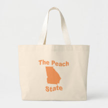 Georgia: The Peach State Tote Bag
