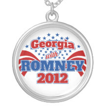 Georgia with Romney 2012 Pendants