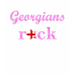 Georgians Rock - Cute Pink t-shirts